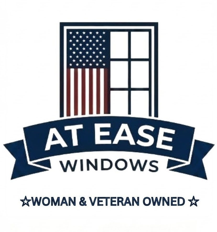 At Ease Windows logo — Woman and Veteran Owned
